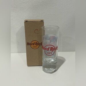 Hard Rock Cafe Boston Clear Shot Glass